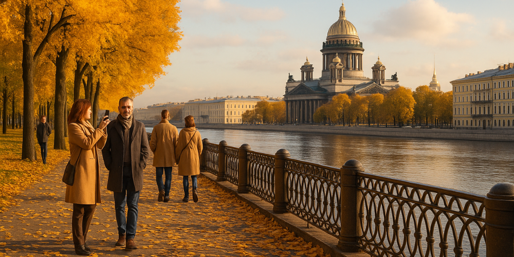 Золотая осень в Петербурге